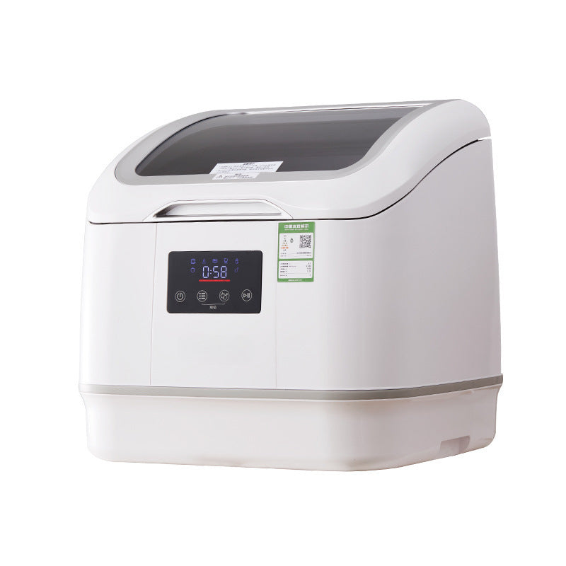 Dishwasher, Household Fruit And Vegetable Purifier, Installation-Free Desktop Dishwasher, Washing, Disinfecting, Drying, Storing Seafood, Fresh Meat, Oxygen Purification