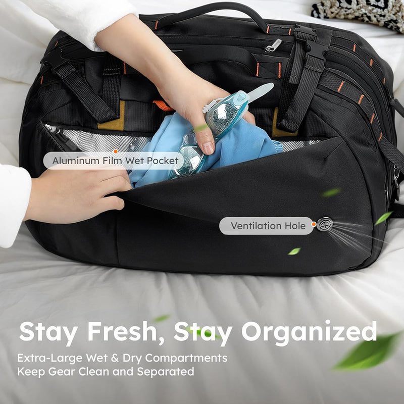 Work Travel Laptop Foldable Expandable Large Backpack